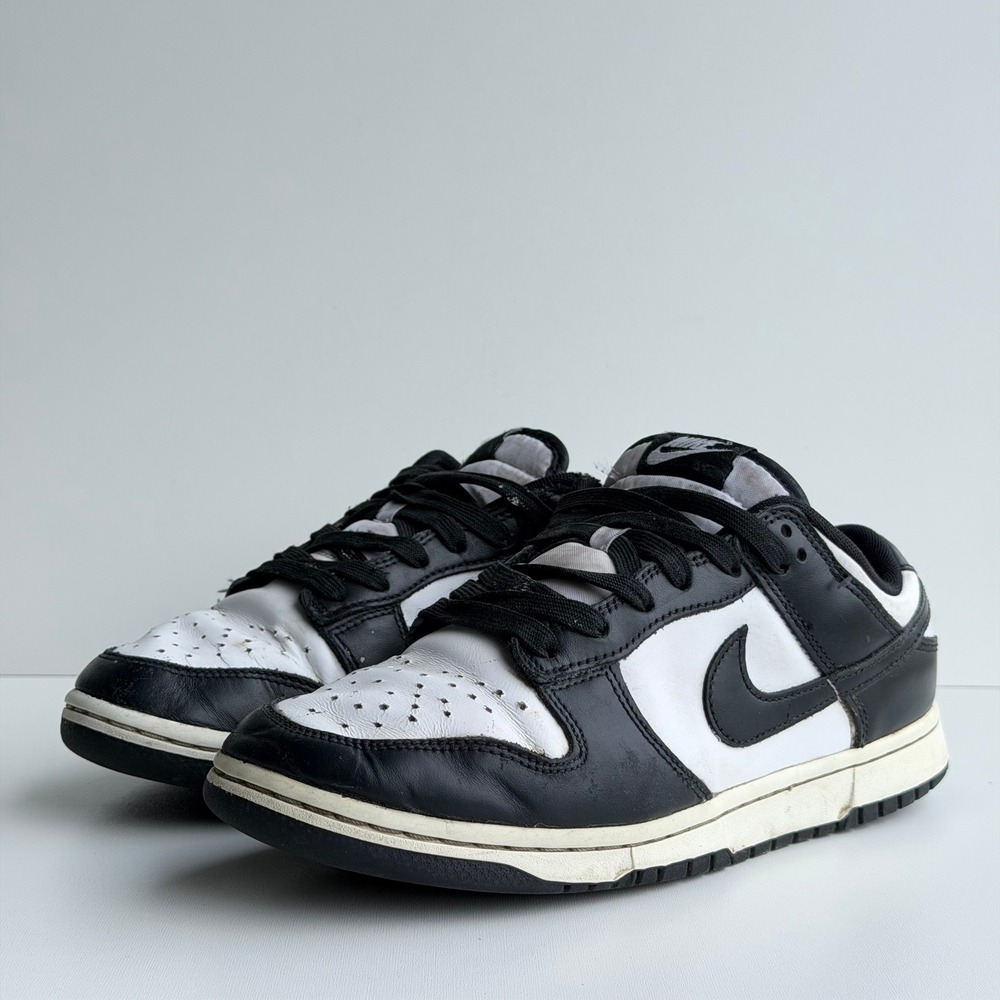 Nike Dunk Low Retro Mens 8 White Black Panda Low Top Sneakers DD1391-100 - Picture 2 of 9